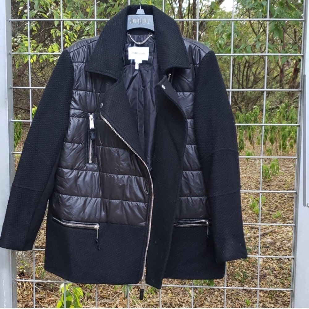 BCBG bike puffer moto jacket - Picture 2 of 6
